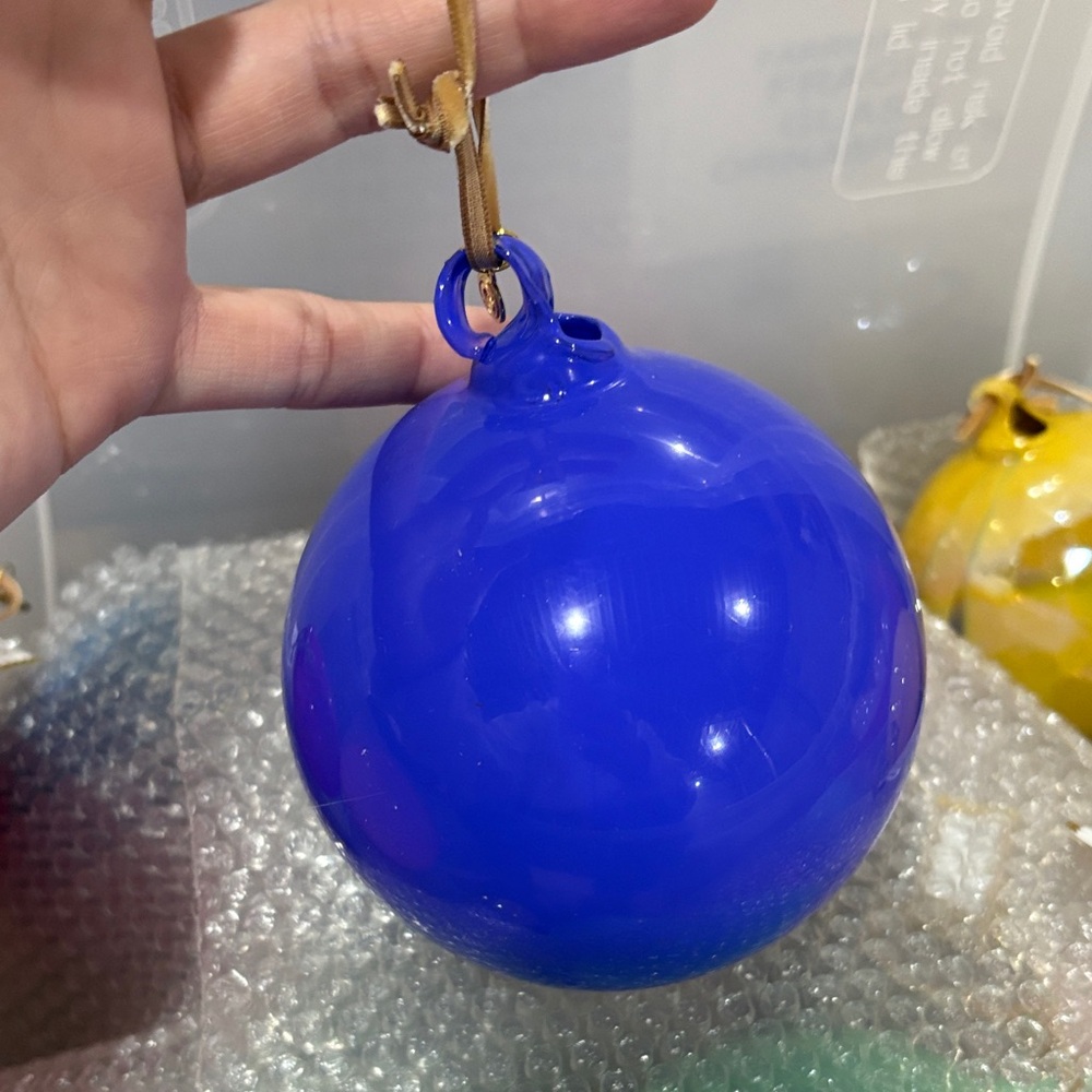 Sugar plum ball ornament Glitterville